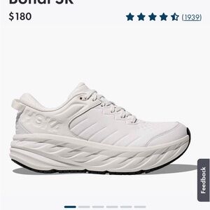 Hoka White Recovery Shoes